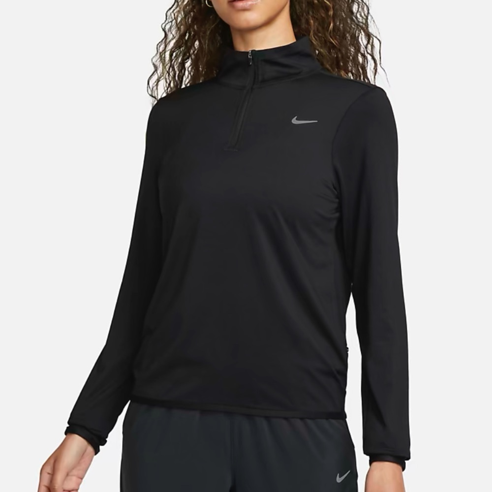 nike drifit 1/4 zip long sleeve running top
